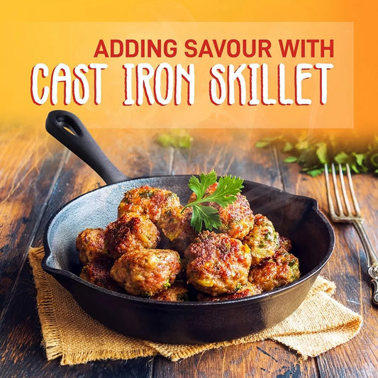 Cast Iron Skillet 3 Piece Set