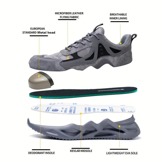 Men's Comfortable Soft-Soled Work Shoes