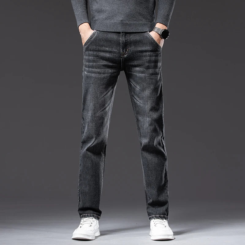 Men's Stretch Washed Jeans
