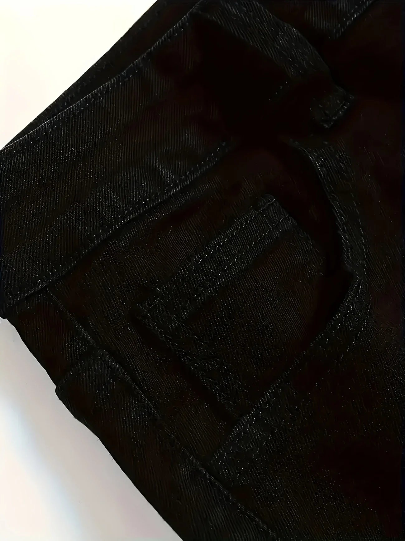 Men's Slim-Fit Black Jeans