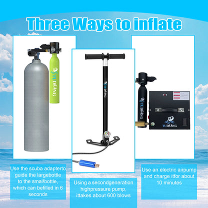 0.5L Mini Scuba Diving Tank