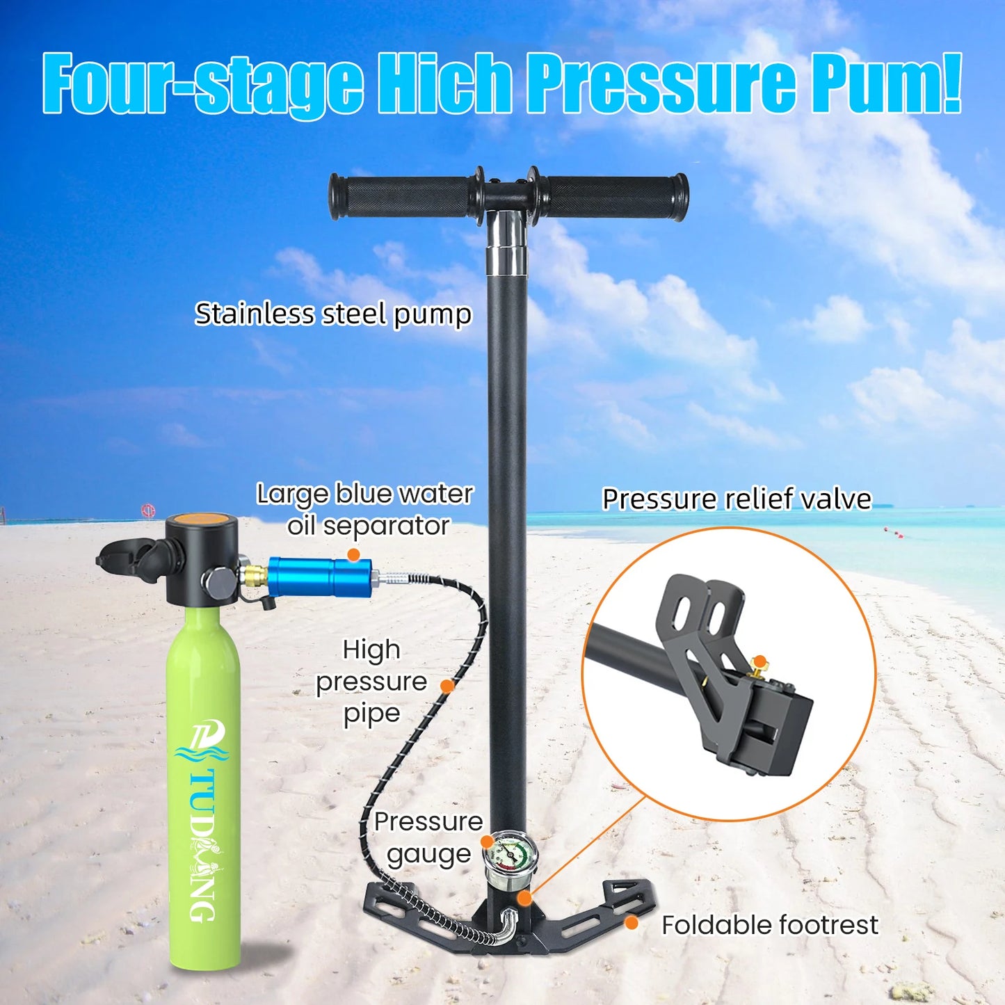 0.5L Mini Scuba Diving Tank