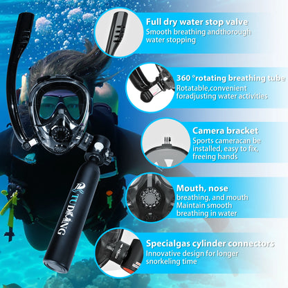 0.5L Mini Scuba Diving Tank
