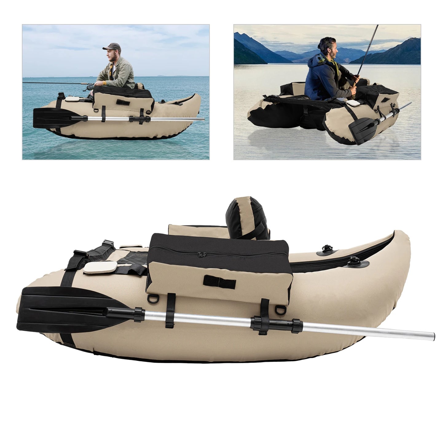 Outdoor Inflatable Portable Fishing Boat