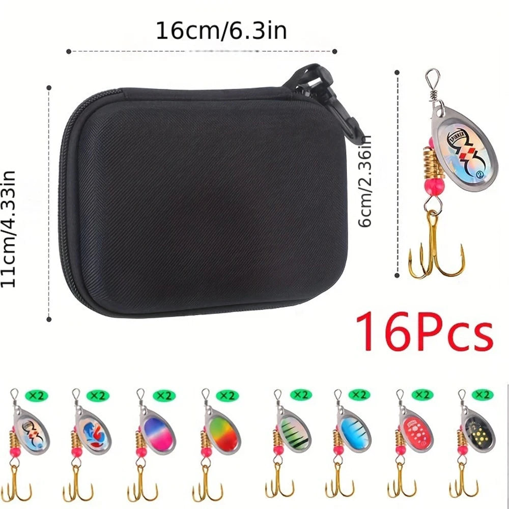 16 Piece Spinner Bait Collection