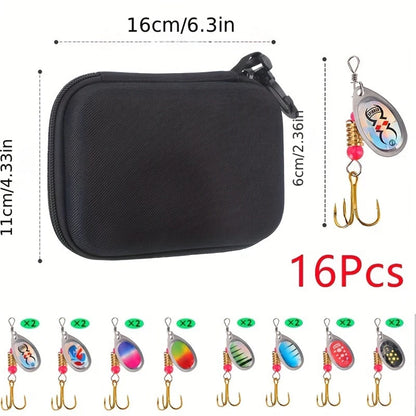 16 Piece Spinner Bait Collection