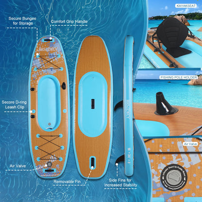 10' Inflatable Paddle Board