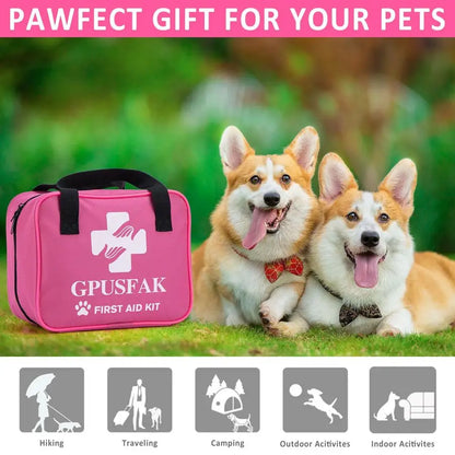 136pcs Dog First Aid Kit