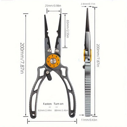 Aviation Aluminum Multi-functional Fishing Pliers