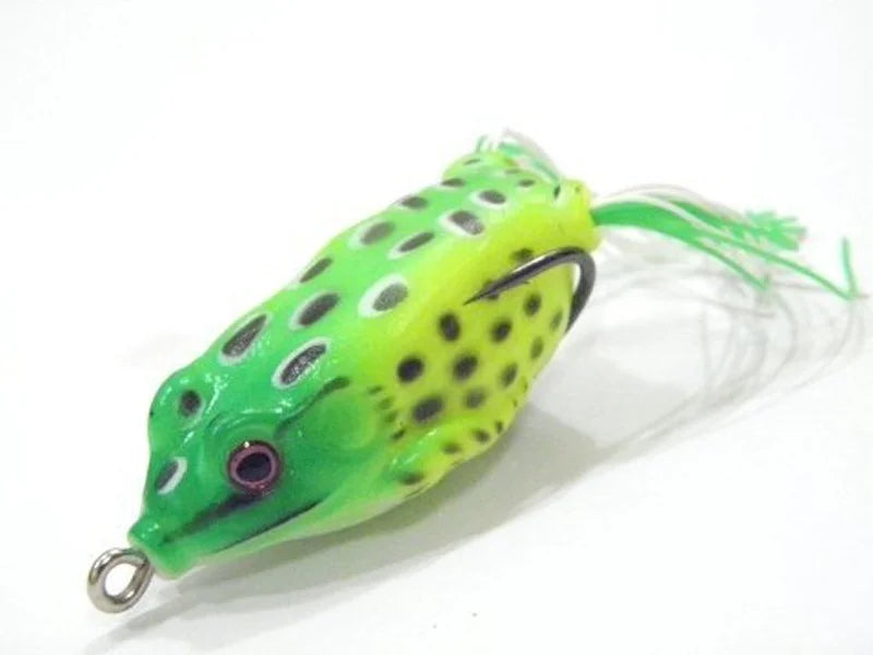 5Pcs Fishing Soft Toad Frogs
