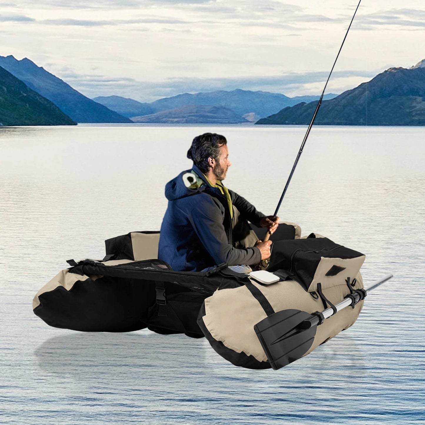 Outdoor Inflatable Portable Fishing Boat