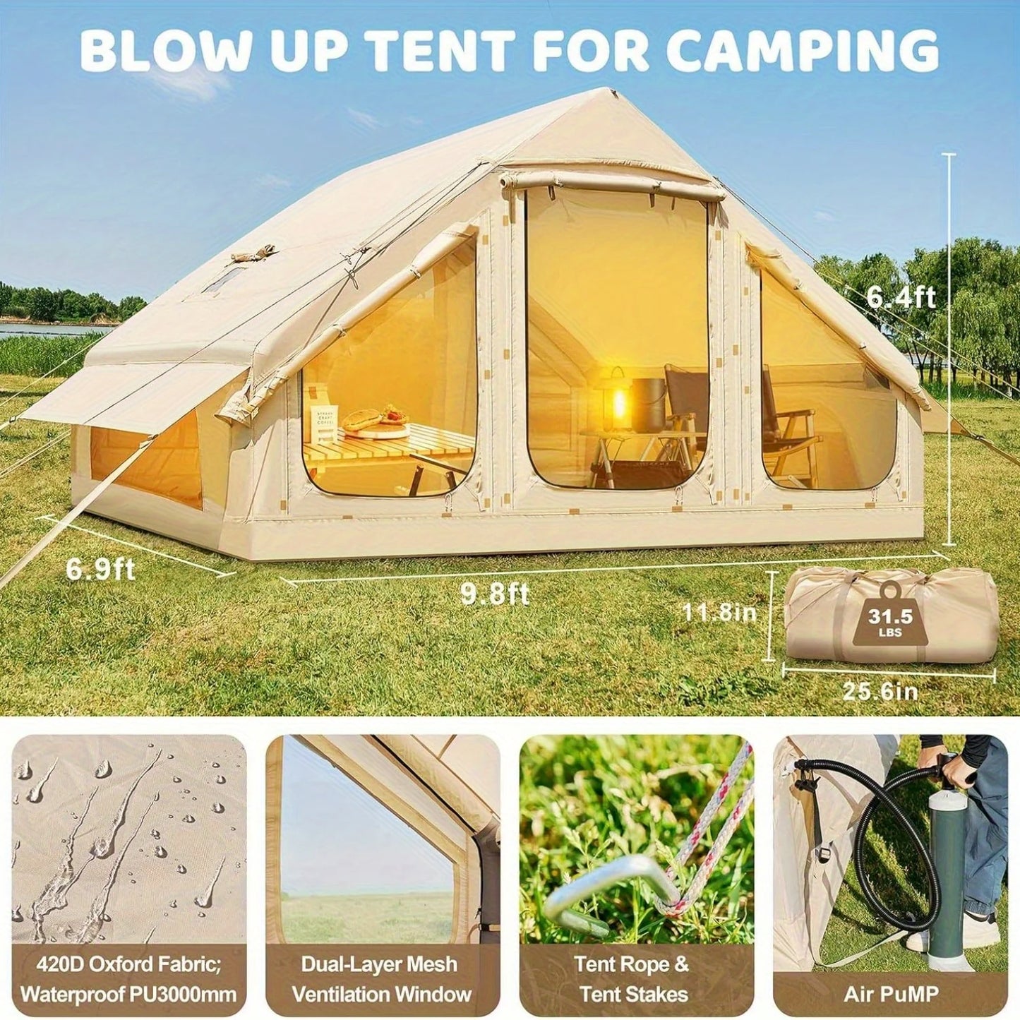 Inflatable Camping Tent