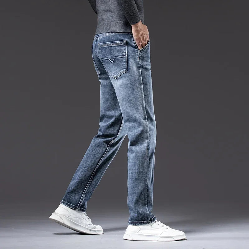 Men's Stretch Washed Jeans
