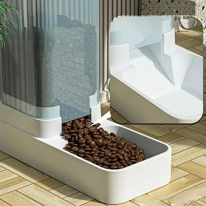 1pc/2pcs Automatic Dog Feeder/Water Dispenser