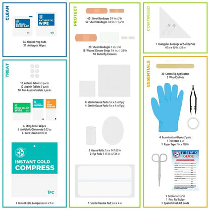 326 Piece First Aid Kit