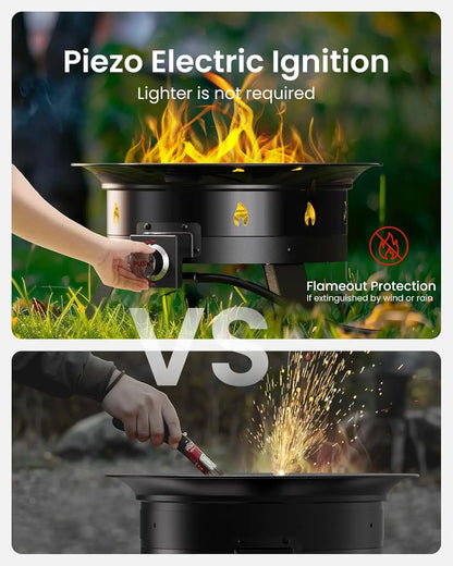 Portable Firepit With Grilling Grate
