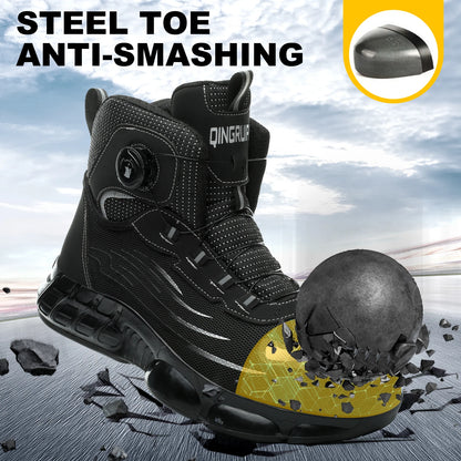 Men's High Top Lace-Free Shoes