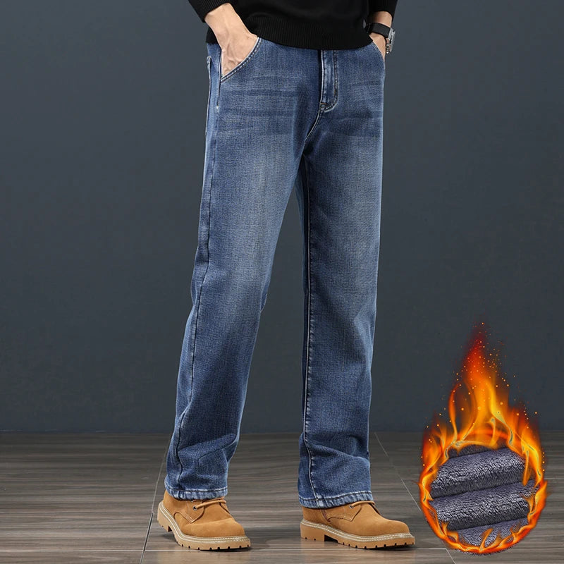Men's Fleece Jeans