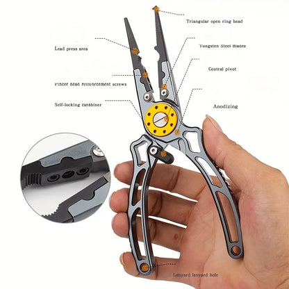 Aviation Aluminum Multi-functional Fishing Pliers