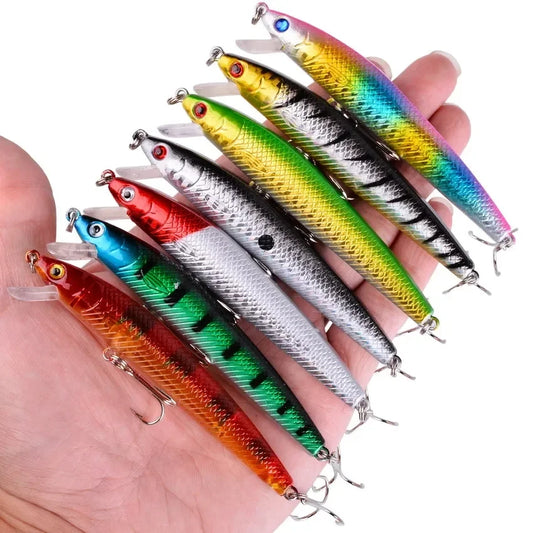 10 Piece Minnow Fishing Lures