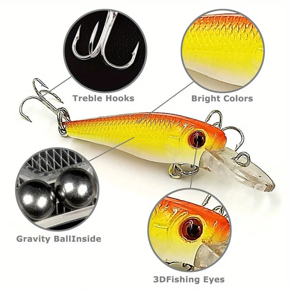 30Pcs Fishing Lures Set