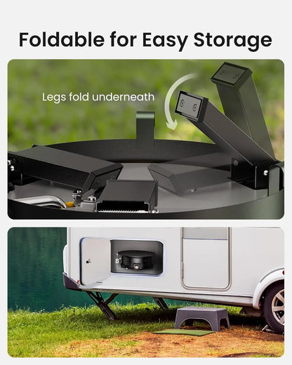 Portable Firepit With Grilling Grate