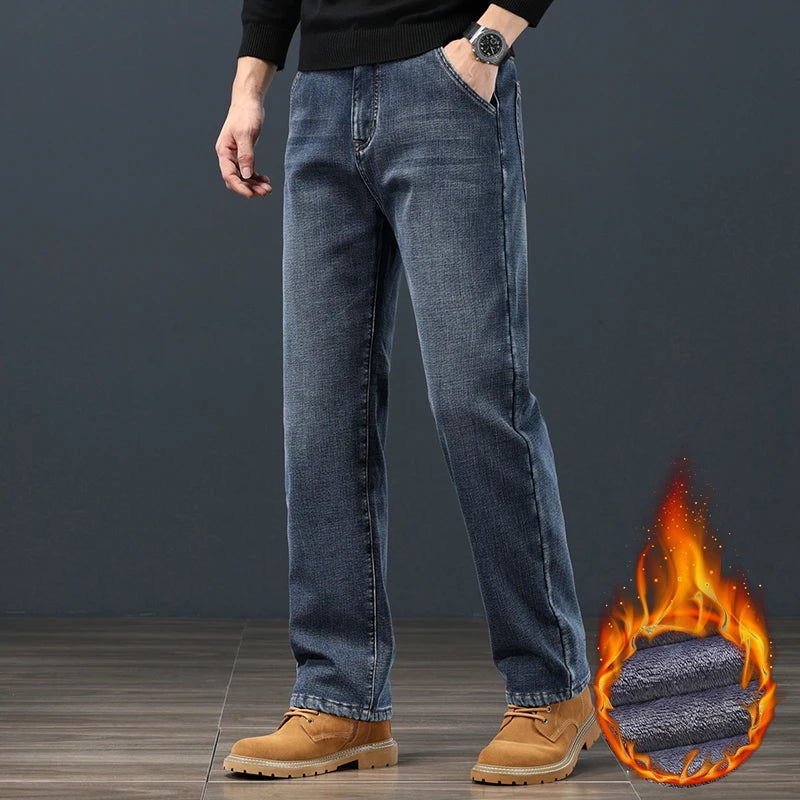 Men's Fleece Jeans