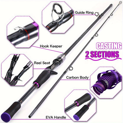 180cm Carbon Fiber Telescopic Fishing Rod