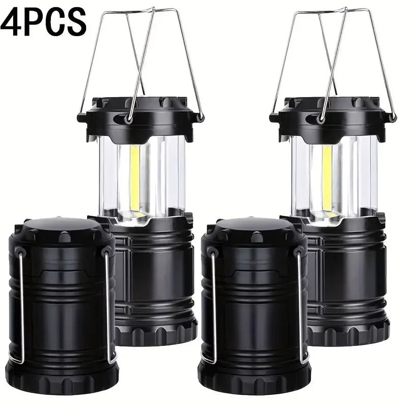 1/2/4Pcs LED Folding Camping Lantern