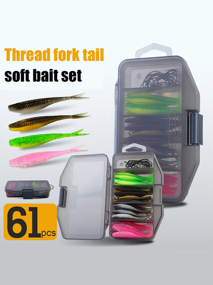 61 Piece Artificial Lure Kit