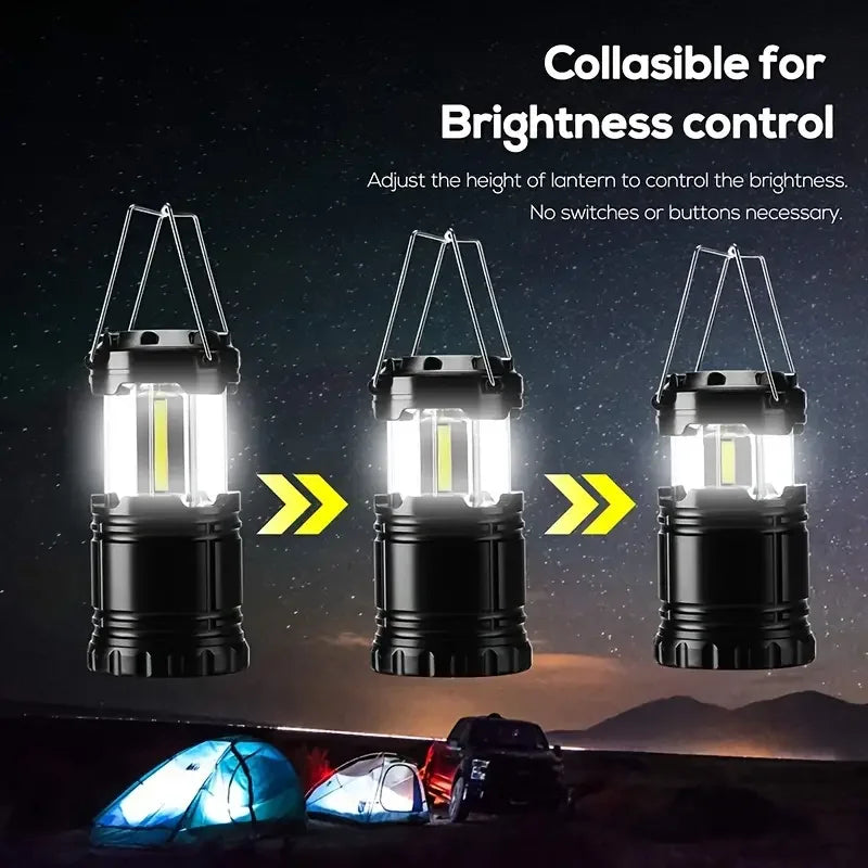 1/2/4Pcs LED Folding Camping Lantern