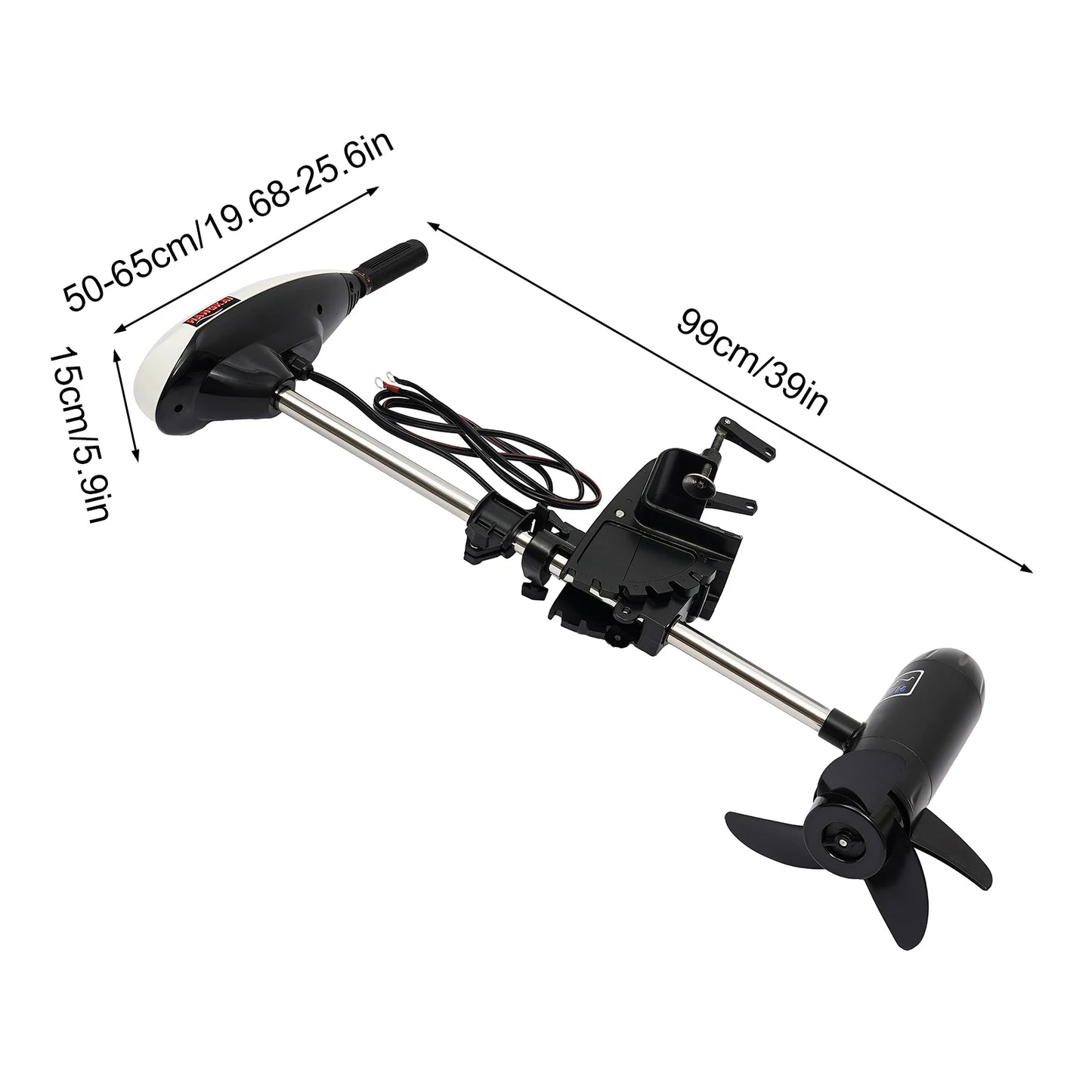 Transom Mounted Electric Trolling Motor