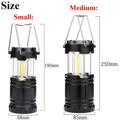 1/2/4Pcs LED Folding Camping Lantern