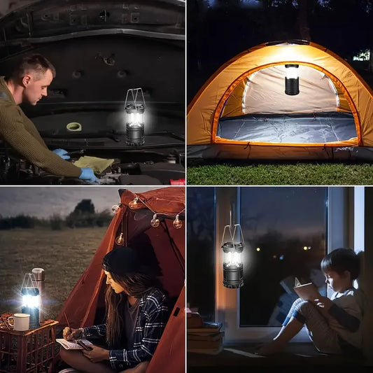 1/2/4Pcs LED Folding Camping Lantern