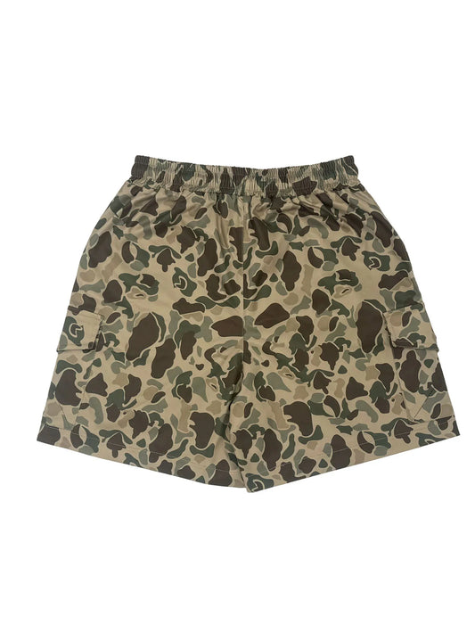 Mens Camo Cargo Shorts