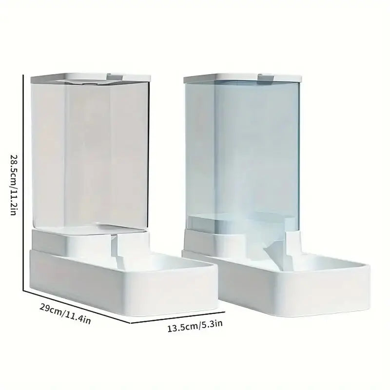 1pc/2pcs Automatic Dog Feeder/Water Dispenser