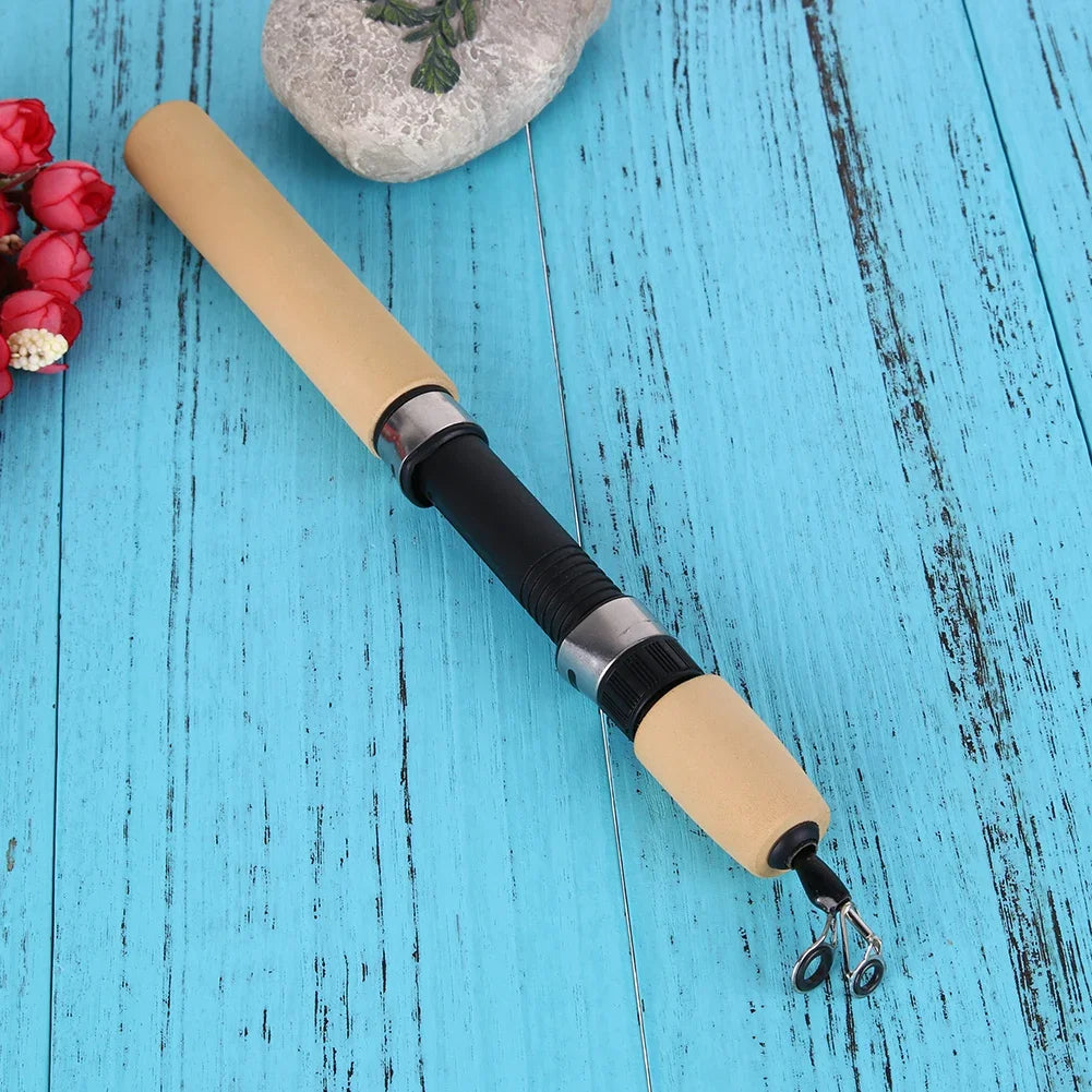 60/80/100cm Ice Fishing Pole Portable Carbon Fish Pole Light Weight River Comfortable Grip Carp Tackle Pesca Fishing Equipment
