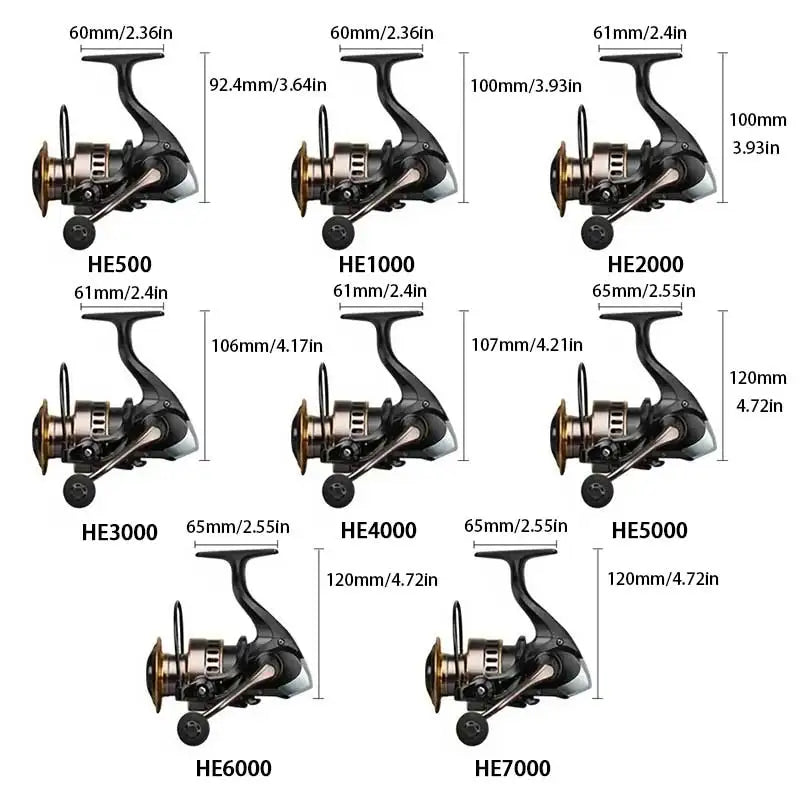 Spinning Reel With Reversable Handle