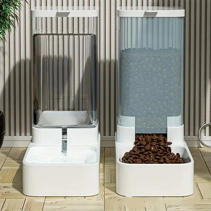 1pc/2pcs Automatic Dog Feeder/Water Dispenser