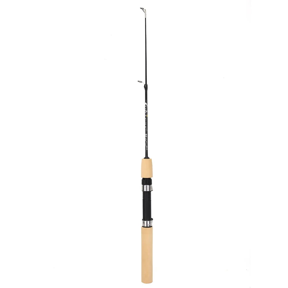 60/80/100cm Ice Fishing Pole Portable Carbon Fish Pole Light Weight River Comfortable Grip Carp Tackle Pesca Fishing Equipment