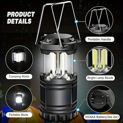 1/2/4Pcs LED Folding Camping Lantern