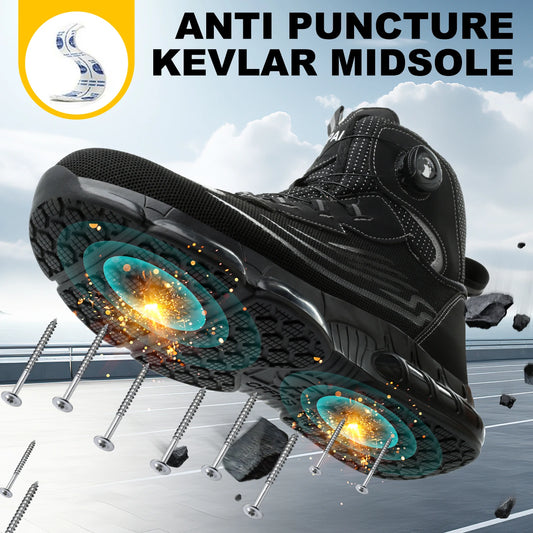 Men's High Top Lace-Free Shoes