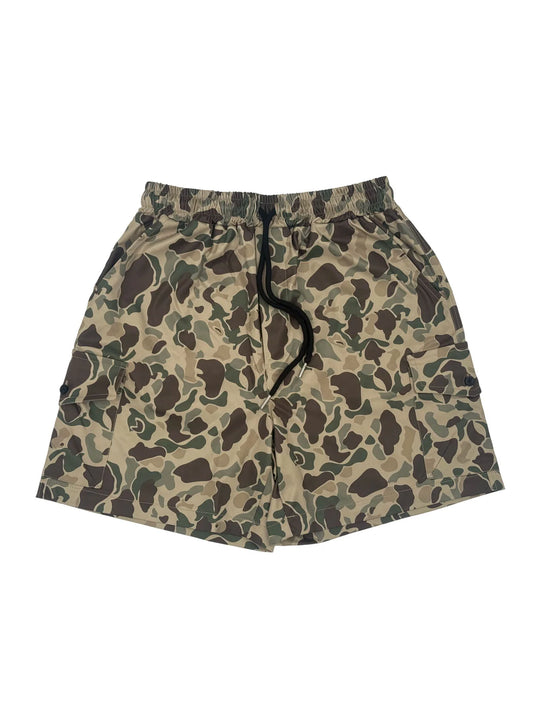 Mens Camo Cargo Shorts