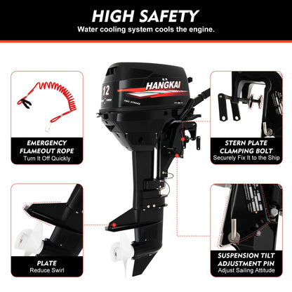 12HP Outboard Boat Motor