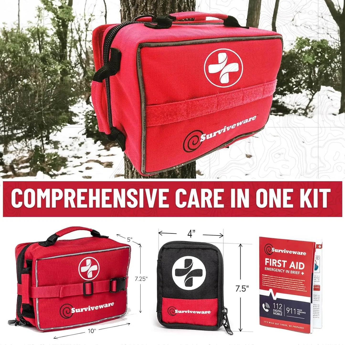 238-Piece Premium Survival First Aid Kit