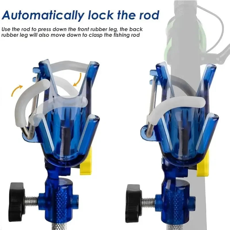 2-Piece Stainless Steel Fishing Rod Holder
