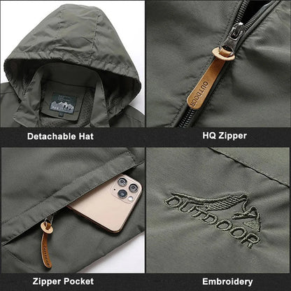 Waterproof Tactical Windbreaker