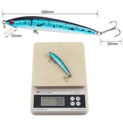 10 Piece Minnow Fishing Lures