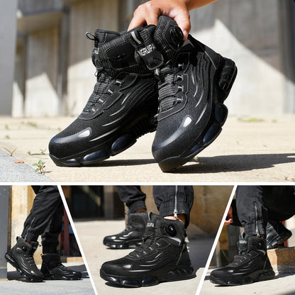 Men's High Top Lace-Free Shoes