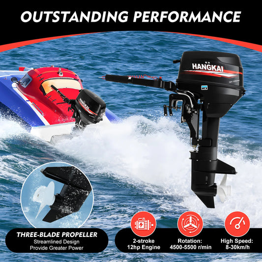 12HP Outboard Boat Motor